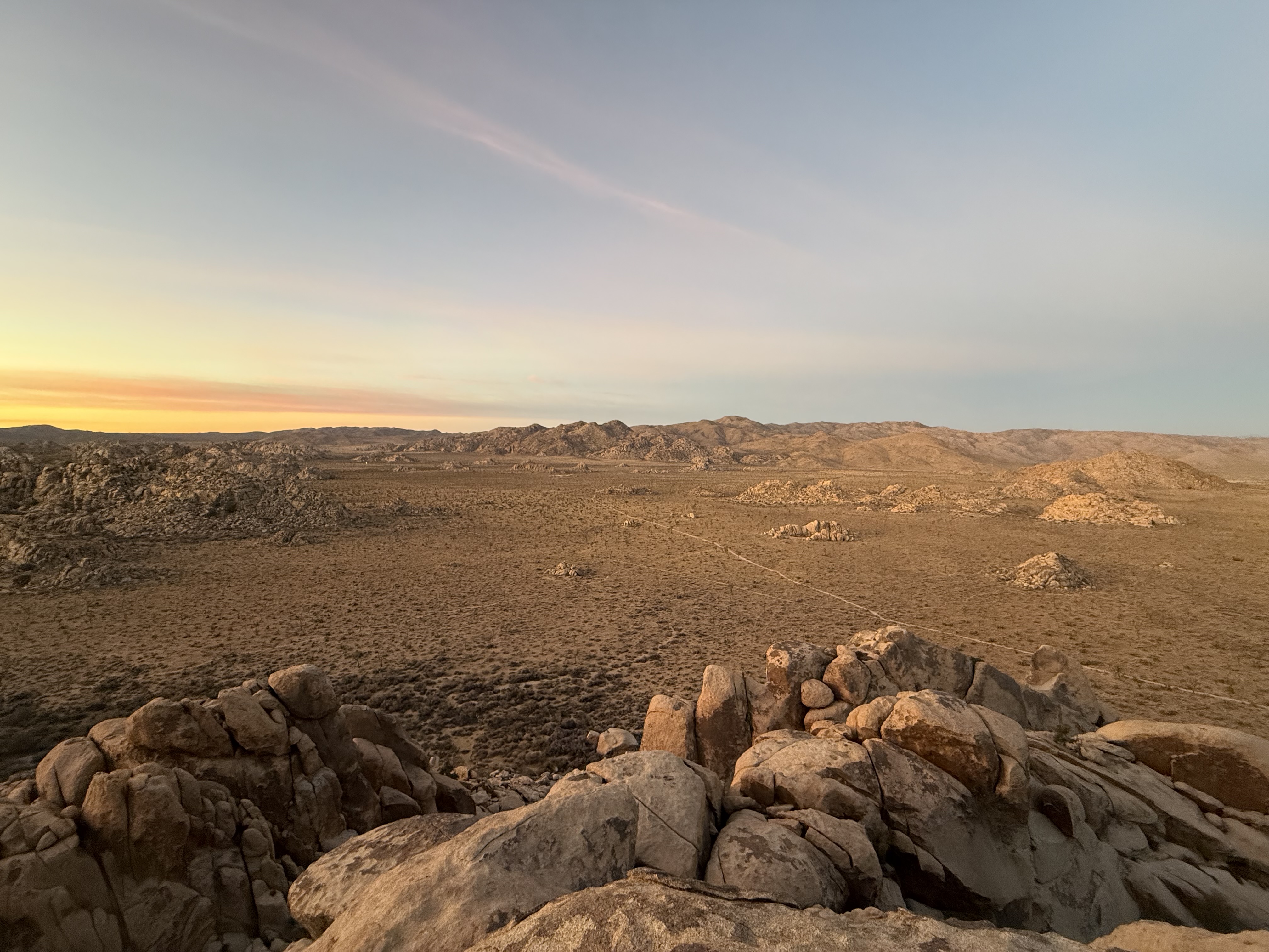 Desert sunrise